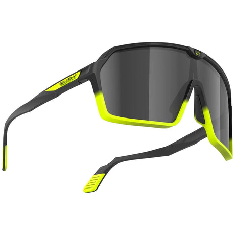 Occhiali Rudy Spinshield - Black fade yellow fluo smoke - F
