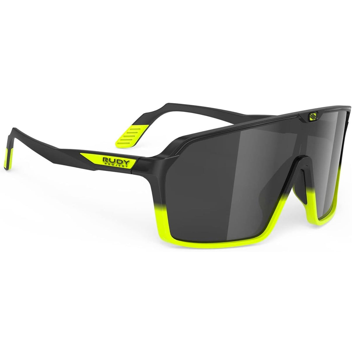 Occhiali Rudy Spinshield - Black fade yellow fluo smoke - E