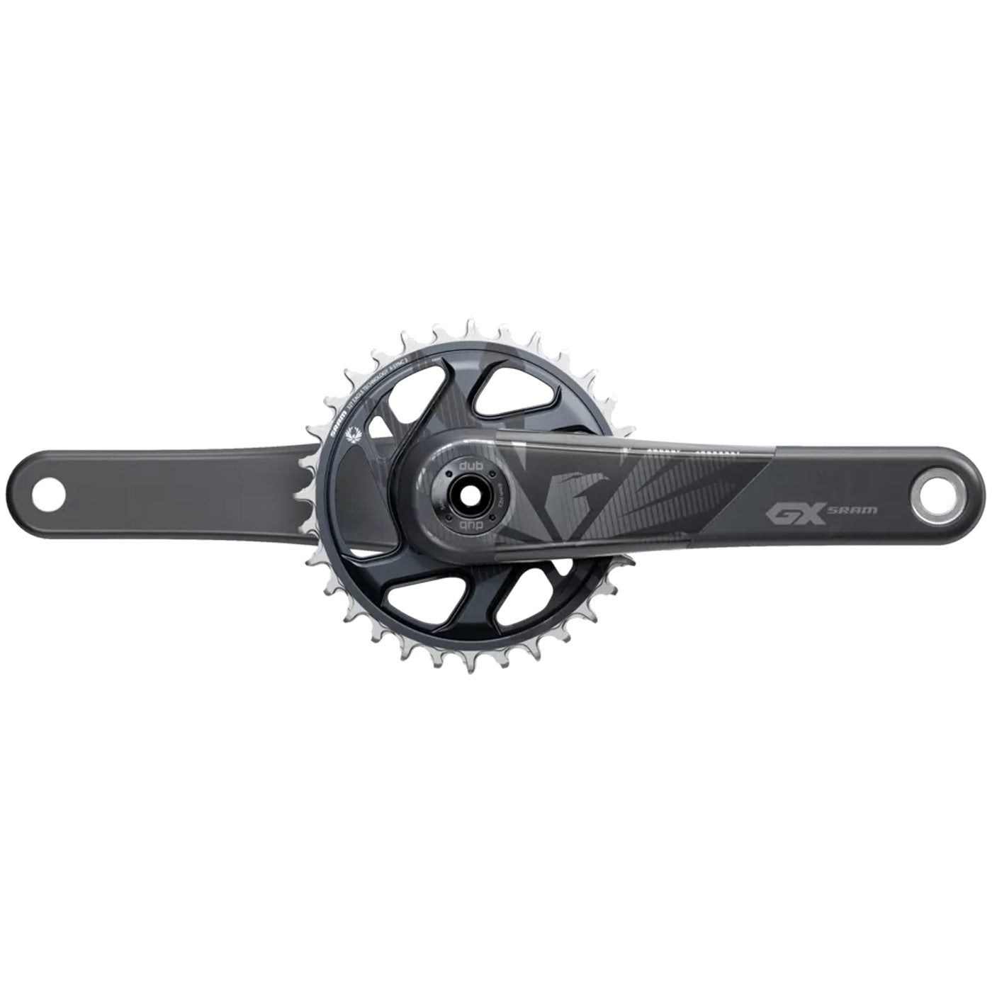SRAM GX Eagle Crankset - 175mm 12-Speed Lunar