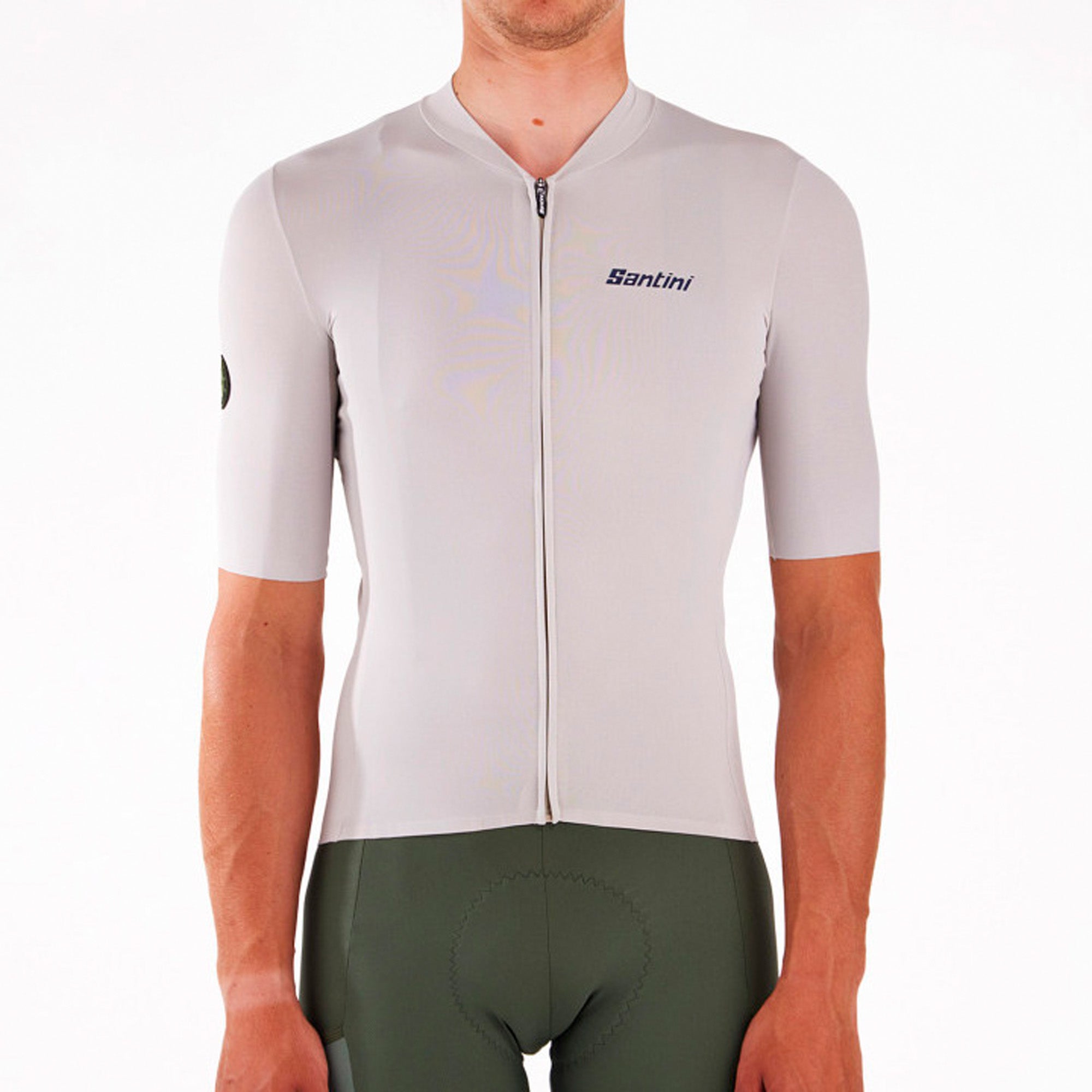 Maillot Cyclisme Vintage Santini - 80% Laine - Manches Longues - Taille 9 / 3XL - NOS Italie