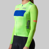 Maglia donna maniche lunghe Maap System Pro Air - Verde blu - A
