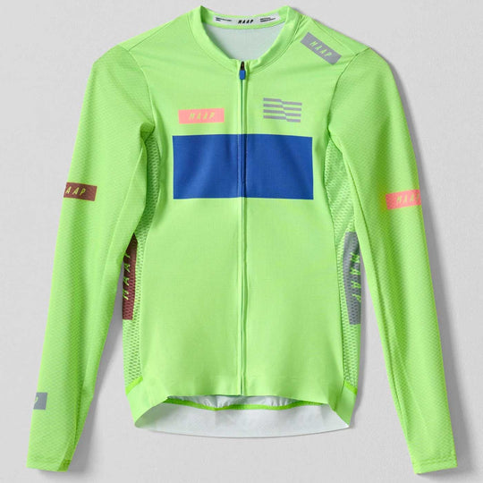 Maglia donna maniche lunghe Maap System Pro Air - Verde blu