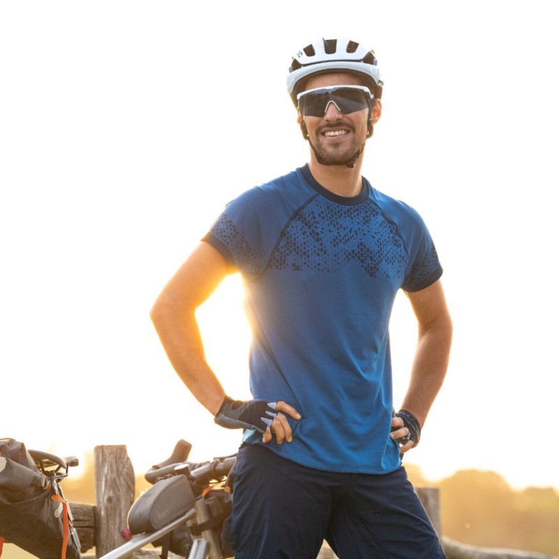 Maglia Biotex Ingamba Double Face - Blu - L