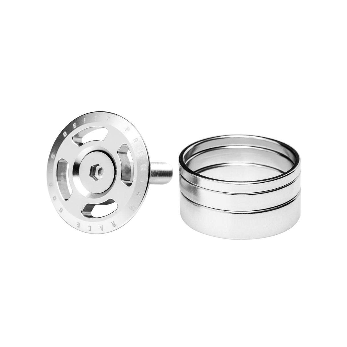 Tappo serie sterzo Deity Crosshair - Argento - E