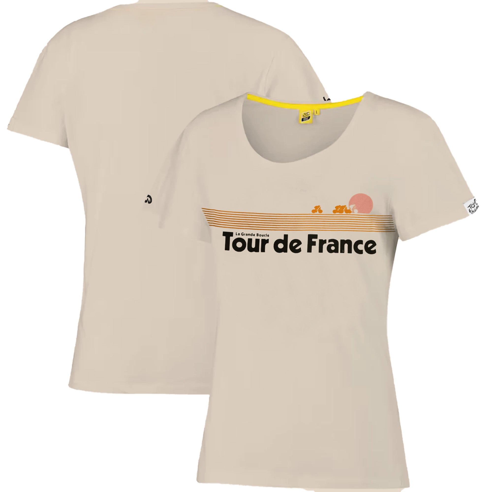 T-shirt femme Tour de France Lignes - Gris