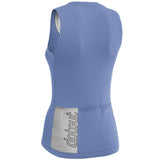 Maglia donna senza maniche Dotout Crew - Azzurro - A