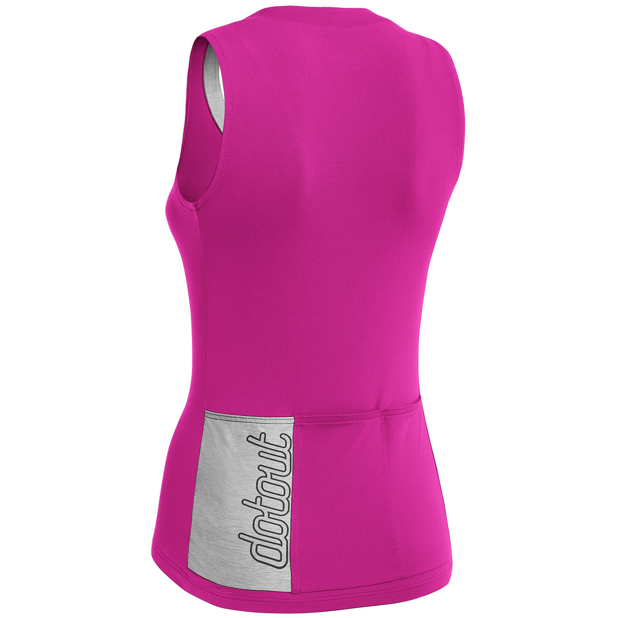 Maglia donna senza maniche Dotout Crew - Fucsia - P