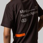T-Shirt Maap Transit- Marrone