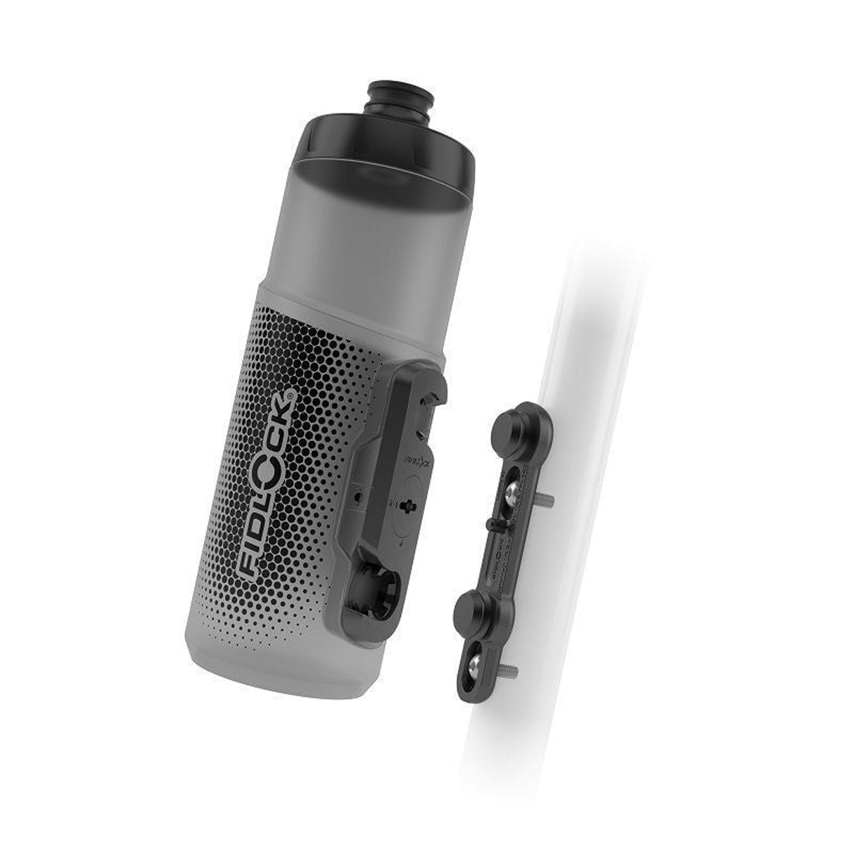 Borraccia Fidlock Twist 600 + bike base - Smoke