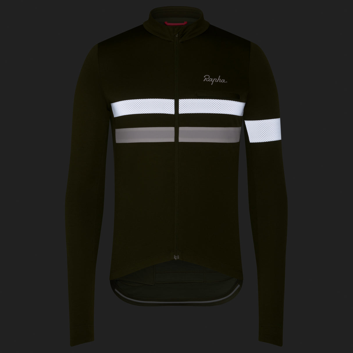 Maglia maniche lunghe Rapha Brevet - Verde - Q