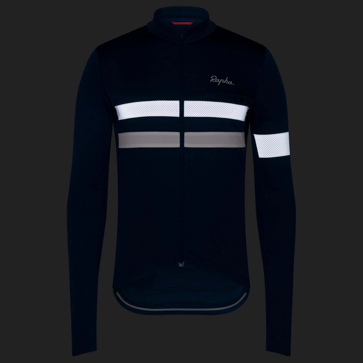 Maglia maniche lunghe Rapha Brevet - Blu bianco - I