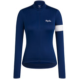 Maglia donna maniche lunghe Rapha Core - Blu scuro - F