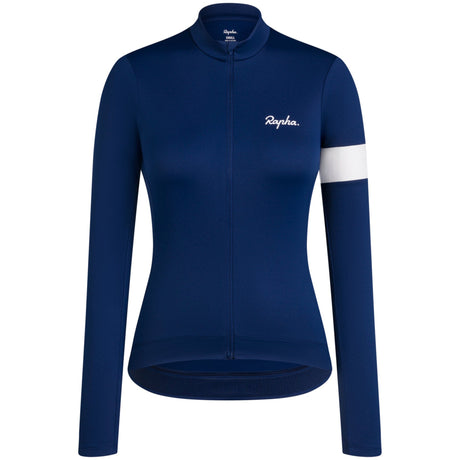 Maglia donna maniche lunghe Rapha Core - Blu scuro - F
