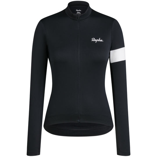 Maglia donna maniche lunghe Rapha Core - Nero