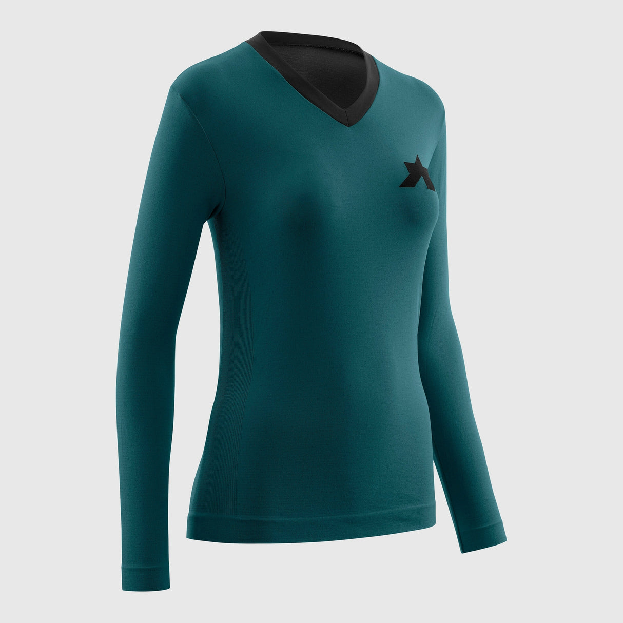 Maglia donna Assos maniche lunghe Tactica Tech T5 - Verde - Q