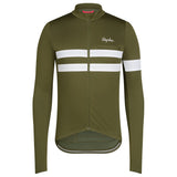 Maglia maniche lunghe Rapha Brevet - Verde - O