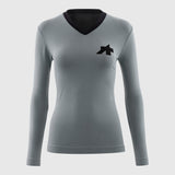 Maglia donna Assos maniche lunghe Tactica Tech T5 - Grigio - E