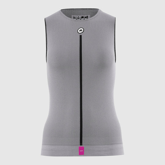 Maillot corps femme sans manches Assos Summer 1/3 Skin Layer P1 - Gris