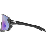 Uvex Sportstyle 231 2.0 P glasses - Black Matt Polavision Blue