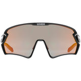 Occhiali Uvex Sportstyle 231 2.0 P - Black Matt Polavision Red - M