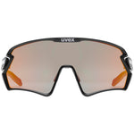 Uvex Sportstyle 231 2.0 P glasses - Black Matt Polavision Red