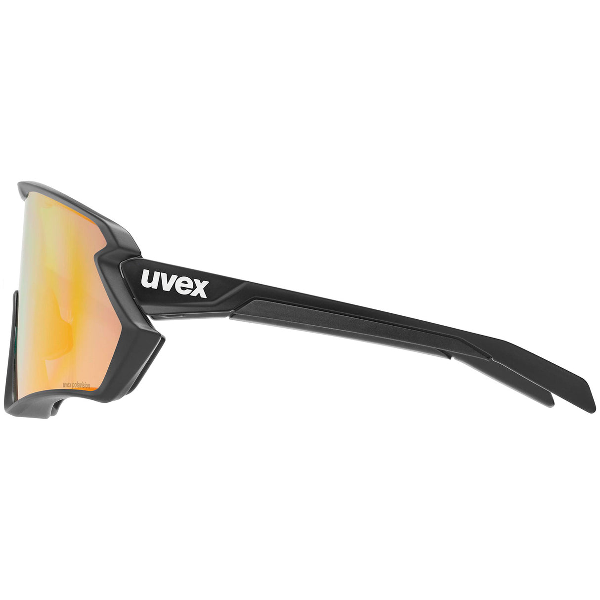 Occhiali Uvex Sportstyle 231 2.0 P - Black Matt Polavision Red - N