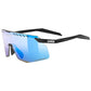 Occhiali Uvex Pace Stage S CV - Black Matt Mirror blue - C