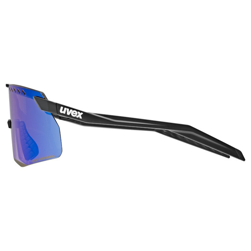 Occhiali Uvex Pace Stage S CV - Black Matt Mirror blue - E
