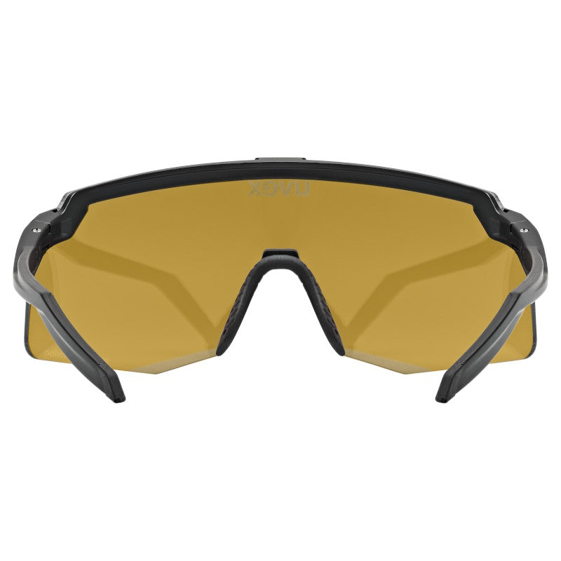 Occhiali Uvex Pace Stage S CV - Black Matt Mirror blue - F