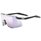 Occhiali Uvex Pace Stage S CV - Black Matt Mirror pink - O