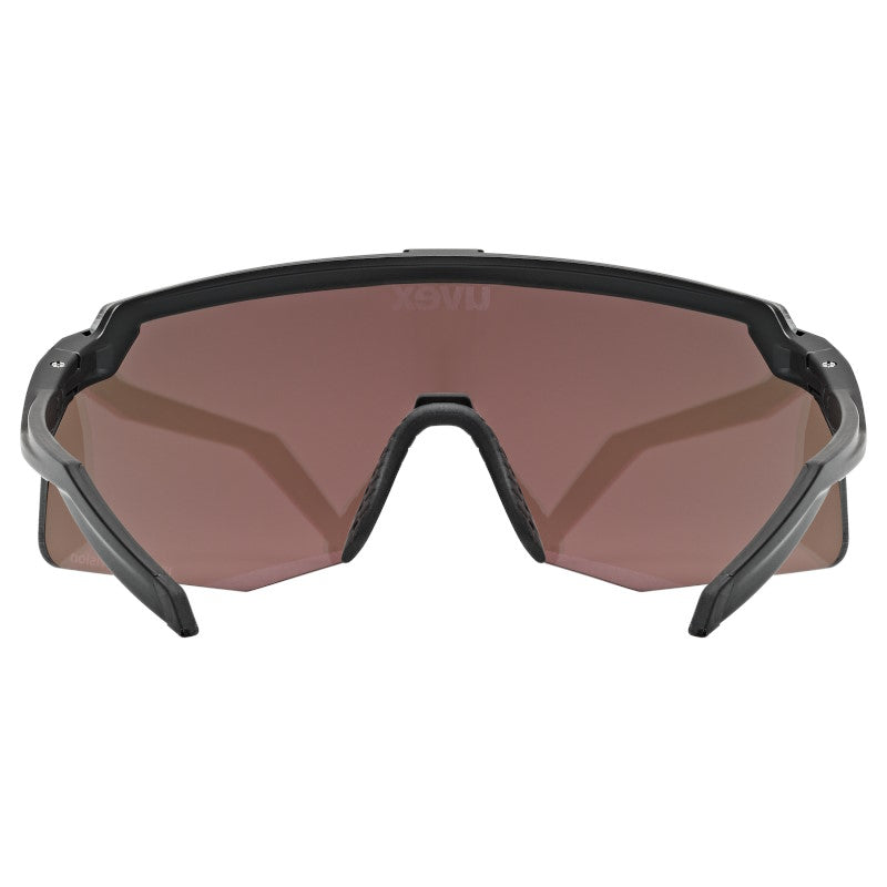 Occhiali Uvex Pace Stage S CV - Black Matt Mirror pink - A