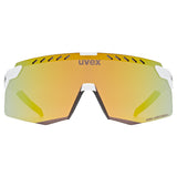 Occhiali Uvex Pace Stage S CV - White Matt Mirror Yellow - O