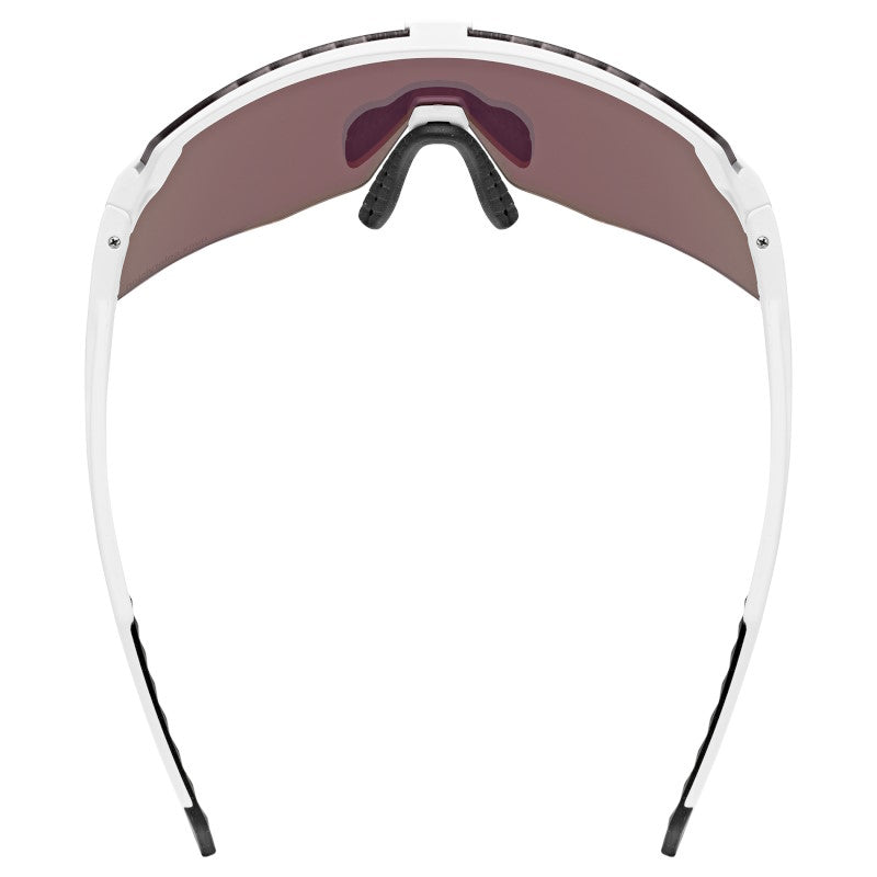 Occhiali Uvex Pace Stage S CV - White Matt Mirror Yellow - A