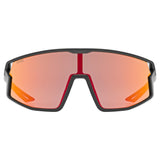 Occhiali Bambino Uvex Skyryse - Black matt Mirror Red - I