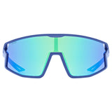 Occhiali Bambino Uvex Skyryse - Blue matt Mirror green - Q