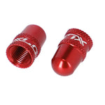 XLC PU-X15 Schrader Valve Caps - Red