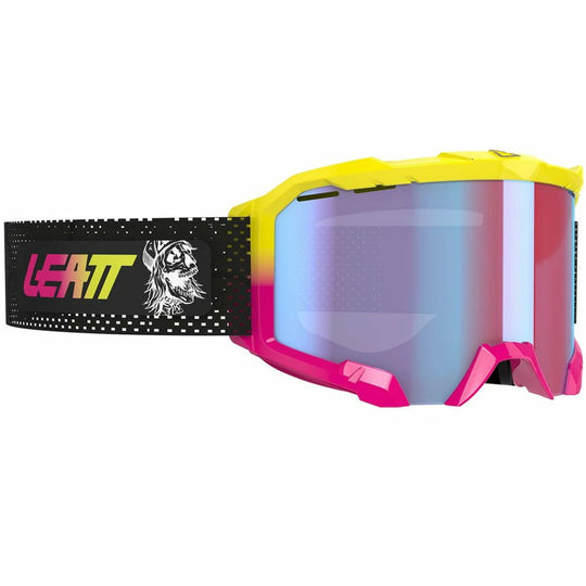 Maschera Leatt Velocity 4.0 Mtb Iriz - Giallo rosa
