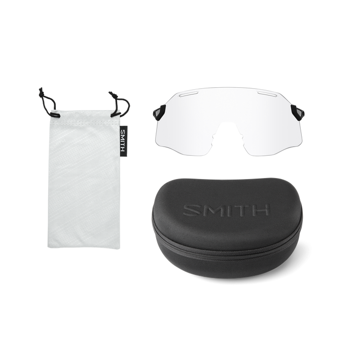 Occhiali Smith Vert - Nero ChromaPop Red - L