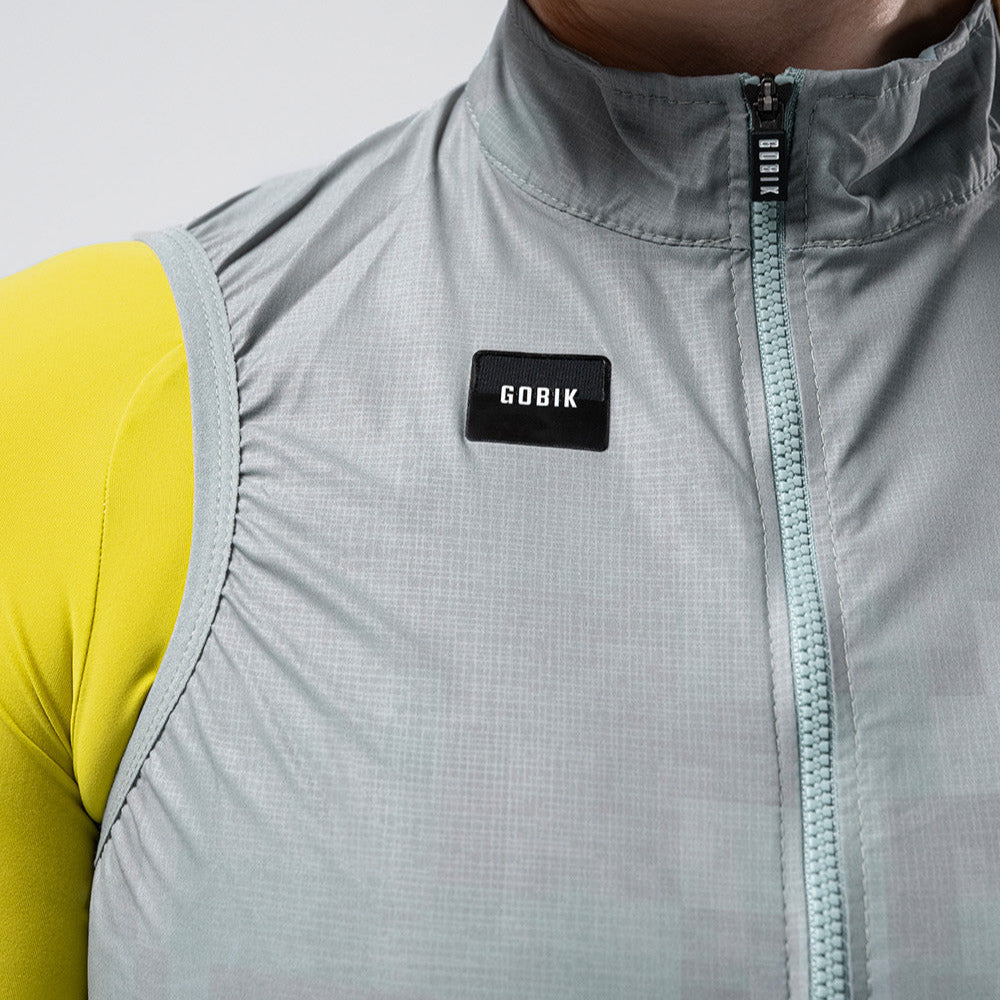 Gilet donna Gobik Plus 2.0 Cedar check - Verde - P