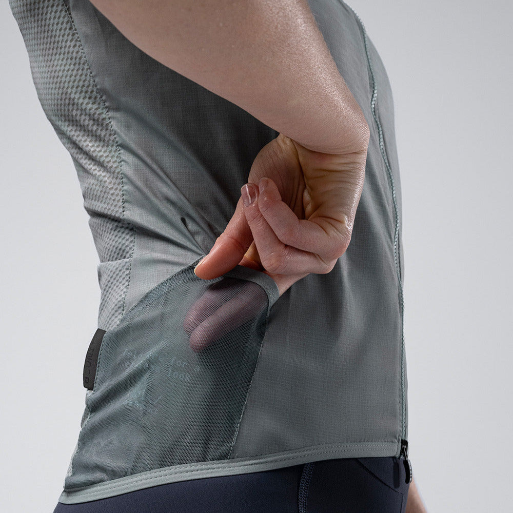 Gilet donna Gobik Plus 2.0 Cedar check - Verde - N