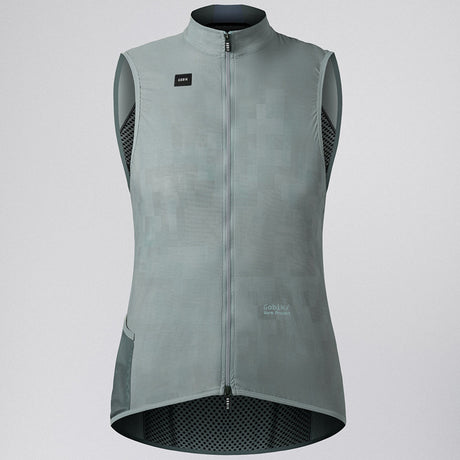 Gilet donna Gobik Plus 2.0 Cedar check - Verde - G