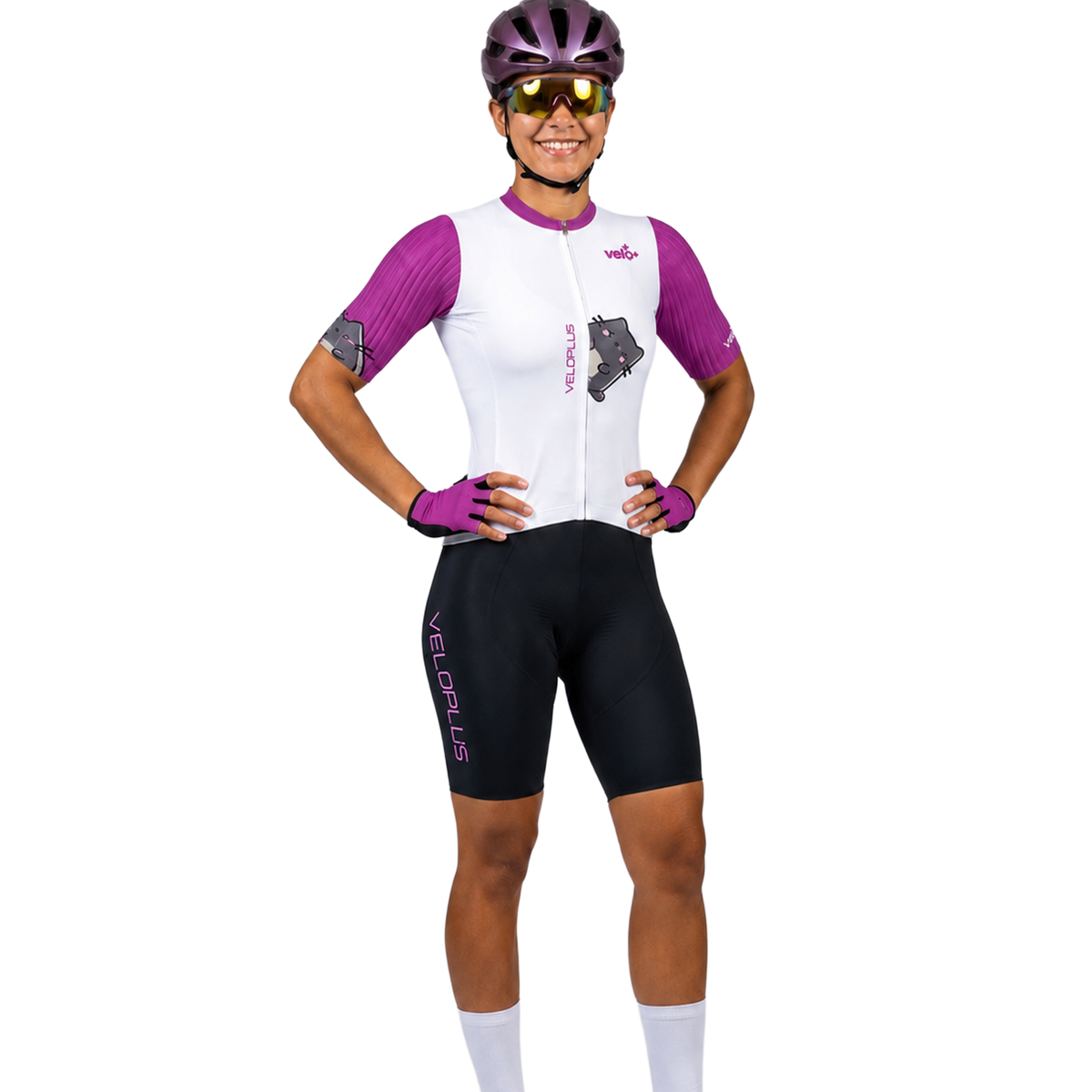 Maillot Veloplus - Mofusumi Violet 