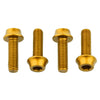 WolfTooth Bottle Cage Screws Aluminum - Gold