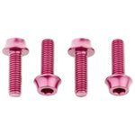 WolfTooth Bottle Cage Screws Aluminum - Pink