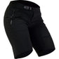 Pantaloncini Fox mtb donna Flexair - Nero nero
