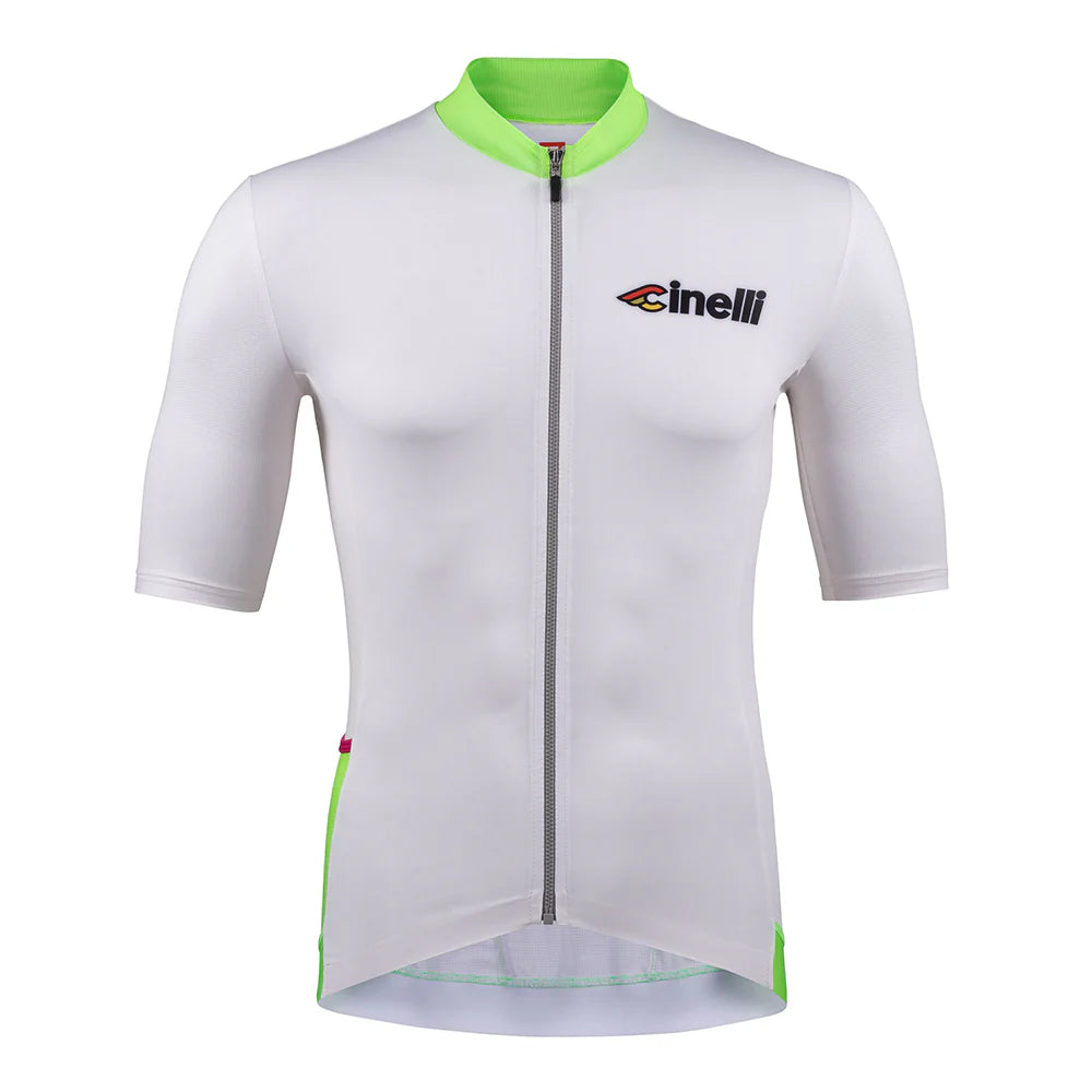 Maglia Cinelli Tempo - Bianco verde - L