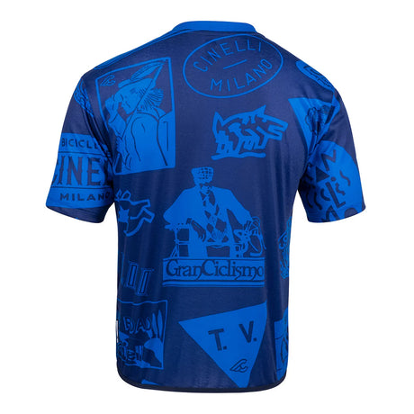 T-Shirt Cinelli Gravel - Blu - G