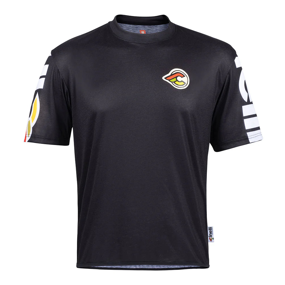 T-Shirt Cinelli Gravel - Nero - Q