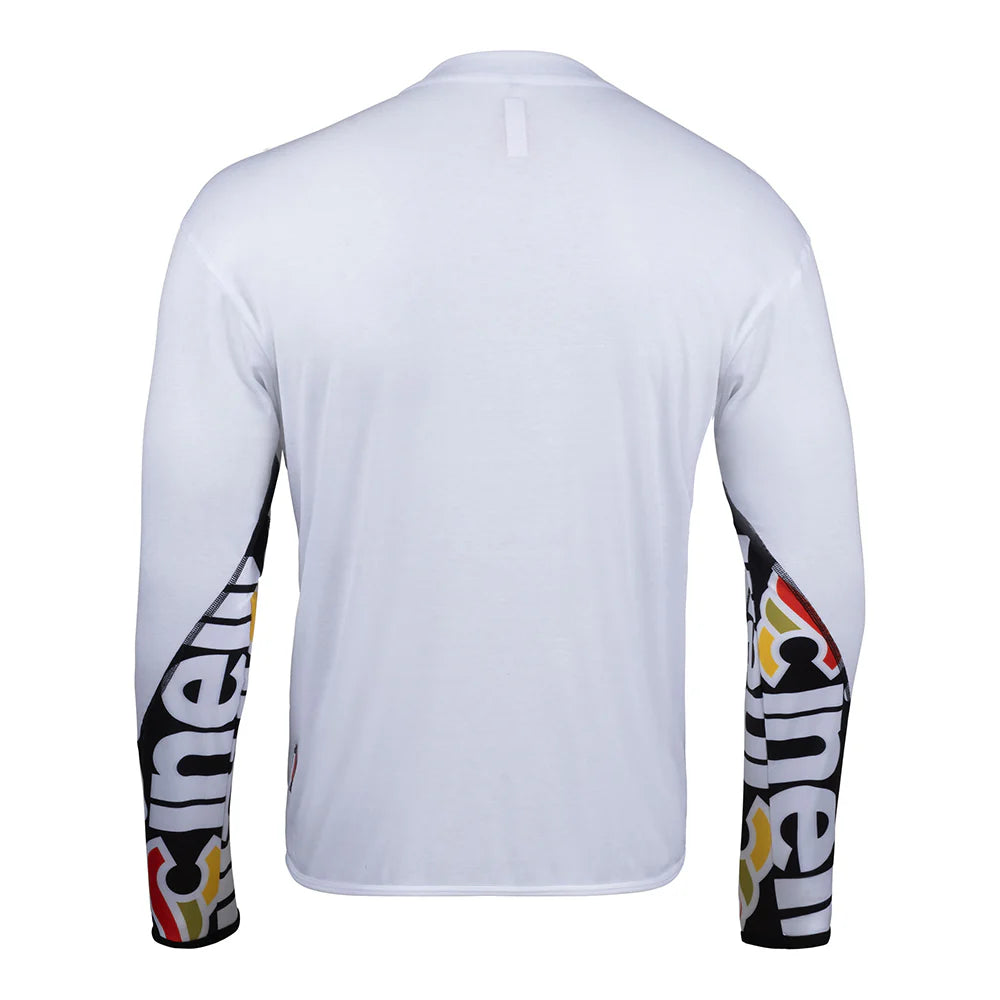 T-Shirt maniche lunghe Cinelli Gravel - Bianco - A