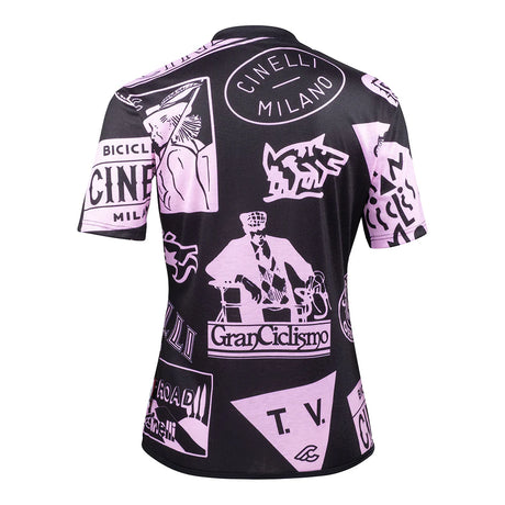 T-Shirt donna Cinelli Gravel - Nero - M